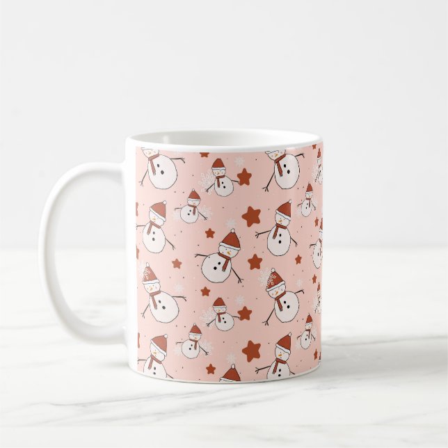 Cute Snowman Christmas Mug (Gauche)
