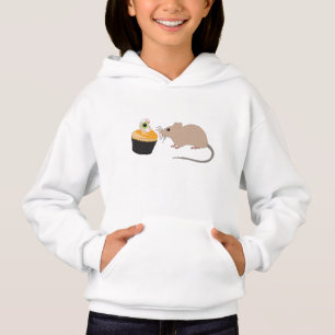 Cute souris manger Halloween Eyeball Cupcake
