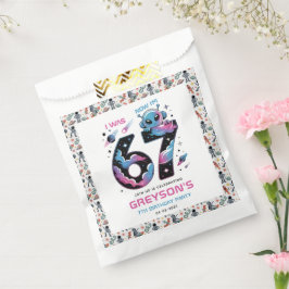 Cute Space 7th Birthday | Six & Seven Year Old Geschenktütchen