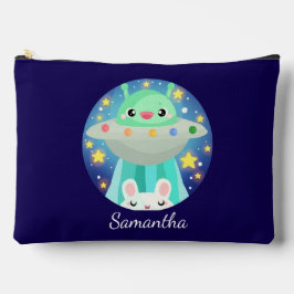 Cute Space Creature And Bunny Rabbit Zubehörtasche