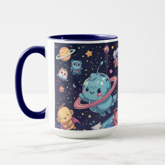 Cute Space Mug – Adorable Galaxy Design