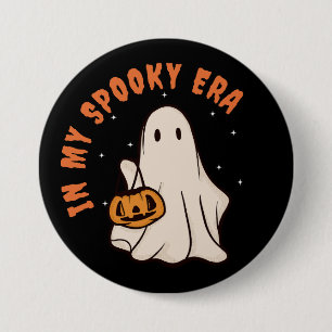 Cute Spooky Ghost-Ära Button
