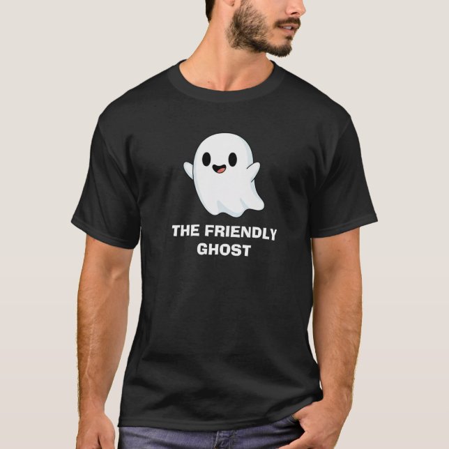 cute spooky ghost design  T-Shirt (Vorderseite)