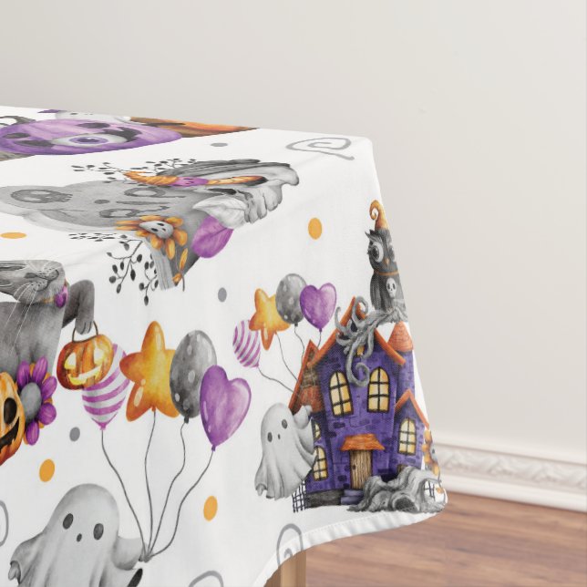 Cute Spooky Halloween Tischdecke (Beispiel)