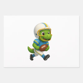 Cute Sporty Dinosaurs – Sporty Dinos paper Geschenkpapier Set