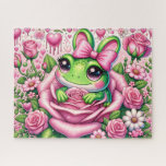 Cute Spring Frog<br><div class="desc">Cute Spring Frog
Art/illustration
colorful
customizable</div>