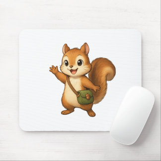 Cute Squirrel Mouse Pad – Okojo and Friends Mousepad
