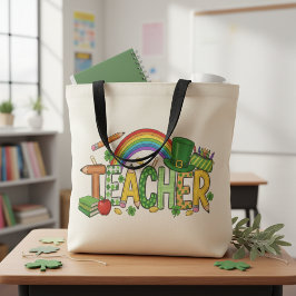 Cute St. Patrick’s Day Gift Lucky to Teach Teacher Tasche