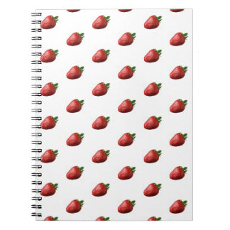 Cute Strawberry Fruit Spiral Notebook  Notizblock