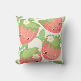 Cute Strawberry Garden  Kissen