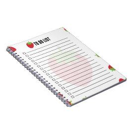 Cute Strawberry To-Do List Notepad Notizblock