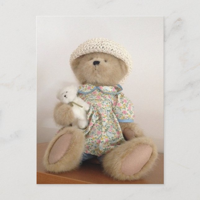 Cute Stuffed Teddy Bear Postkarte (Vorderseite)