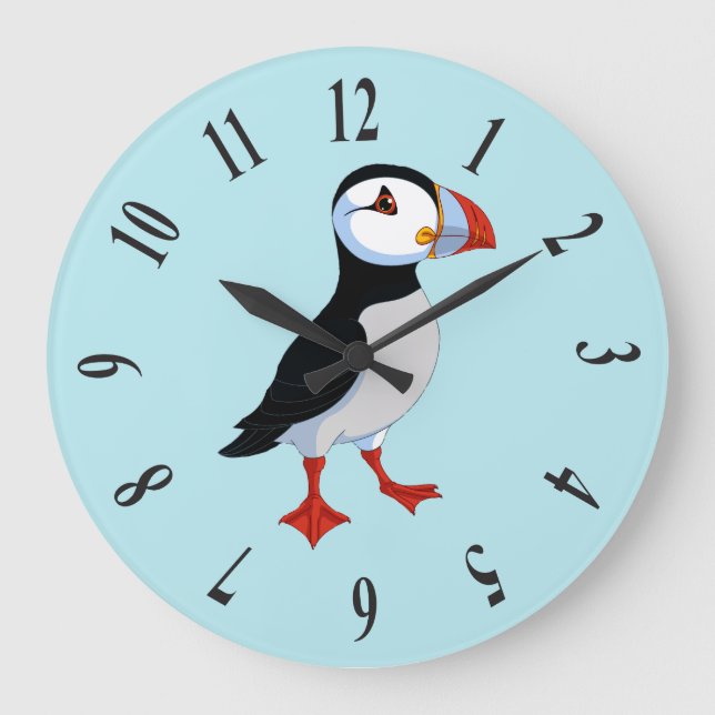 Cute Sturmholz Große Wanduhr (Vorderseite)