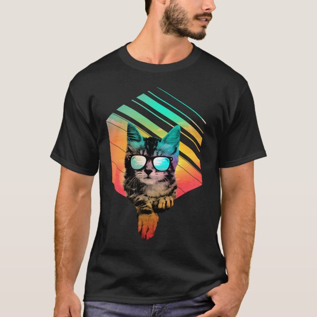 Cute summer kitten T-Shirt (Vorderseite)