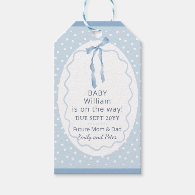 Cute Surprise Pregnancy Announcement Personalized Geschenkanhänger (Vorderseite)