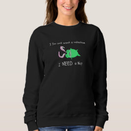 Cute sweatshirt funny of a sleep deprived froggy