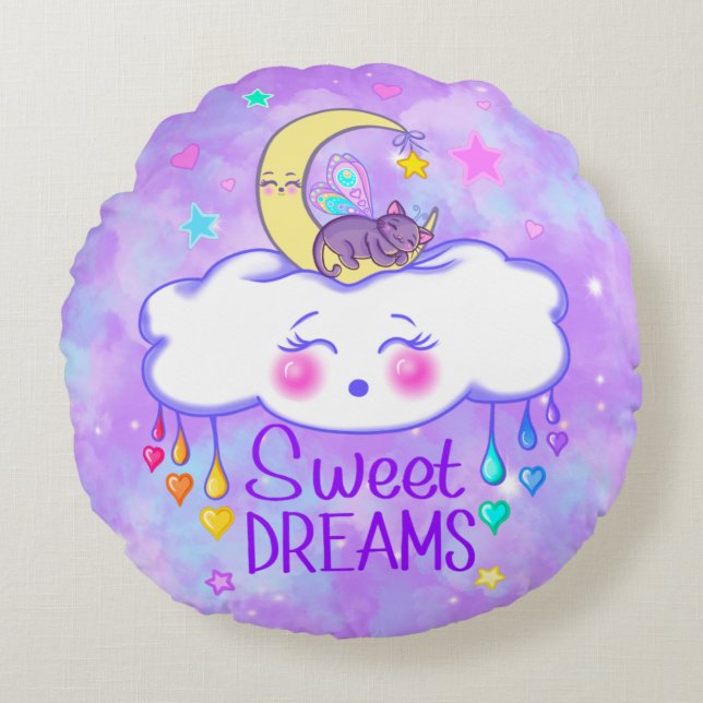 Cute Sweet Dreams Kawaii Coussin (Devant)