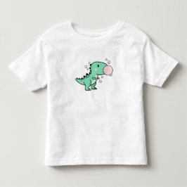 Cute T-Rex Blowing Bubble Gum for Kids Birthday Kleinkind T-shirt