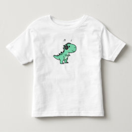Cute T-Rex Playing Music for Kids🎵 Kleinkind T-shirt
