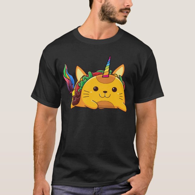 Cute Taco Unicorn Mexican Cinco de Mayo Unitaco Ki T-Shirt (Vorderseite)
