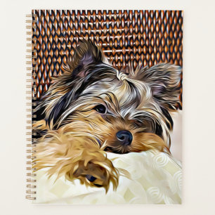 Cute Teacup Yorkie Yorkshire Terrier Art numériqu