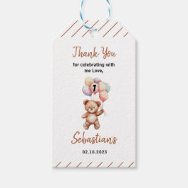 Cute Teddy Bear 1st Birthday | Sweet Bear  Geschenkanhänger