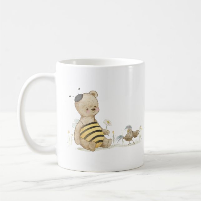 cute Teddy bear bee Kaffeetasse (Links)