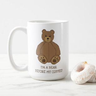 Cute Teddy Bear Café Mug