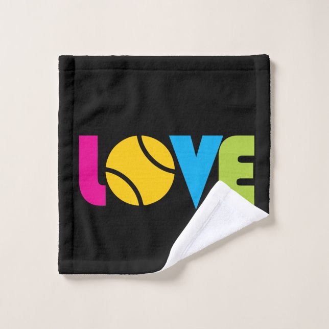 Cute Tennis LOVE -   (Gant de toilette)