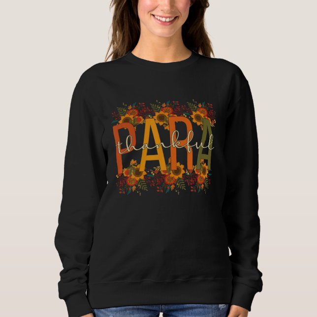 Cute Thankful Paraprofessional Thanksgiving Para W Sweatshirt (Vorderseite)