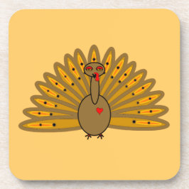 Cute Thanksgiving Friendsgiving Turkey Getränkeuntersetzer
