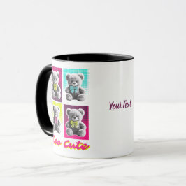 Cute Too Bear Personalisierter Becher | Benutzerde Tasse
