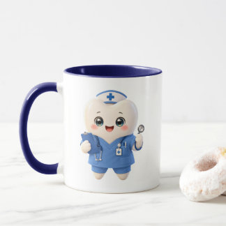 Cute Tooth Nurse Coffee Mug | Dental Gift Tasse