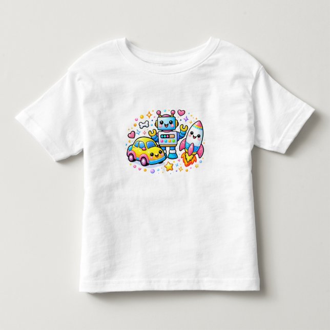 Cute Toys Y2K Toddler T-Shirt (Devant)