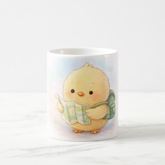 Cute Travel Chick Alma Mug Kaffeetasse (Mittel)