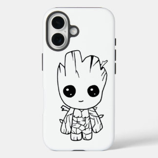 Cute Tree Cartoon Character | Adorable Chibi Natur iPhone 16 Hülle