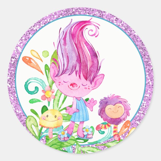 Cute Troll Stickers (Vorderseite)