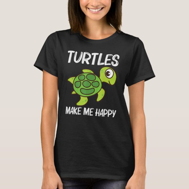 Cute Turtle For Men Women Sea Turtle Reptile Anima T-Shirt (Vorderseite)