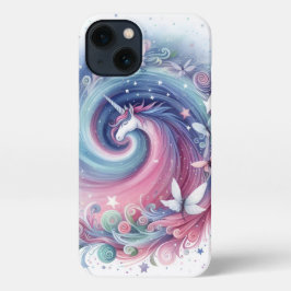 Cute Unicorn and Butterfly Design  iPhone Hülle