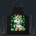 Cute Unicorn Shamrock St Patricks Day Schürze<br><div class="desc">Cute Unicorn Shamrock St Patricks Day</div>