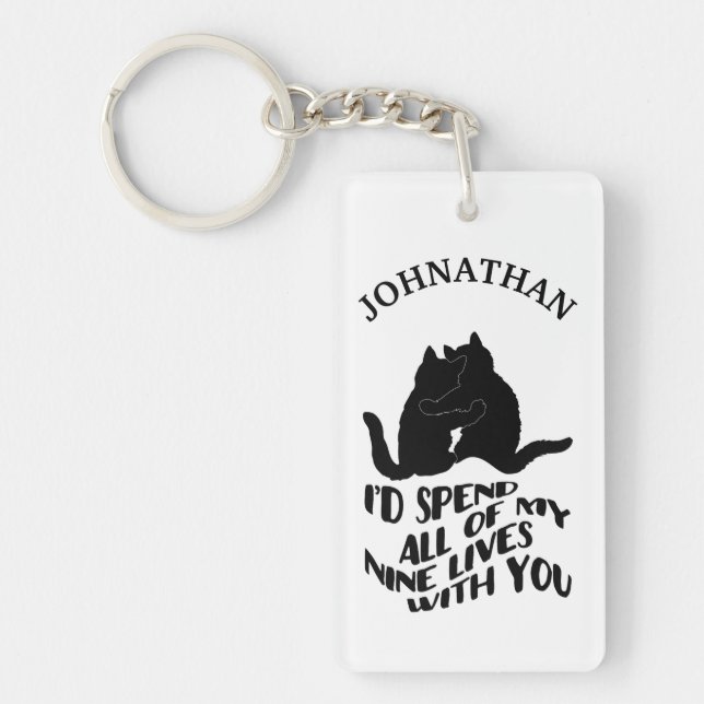 Cute Valentine chatons personnalisé (Devant)