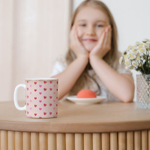 Cute Valentine Coeurs Mug
