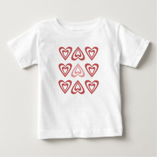 Cute Valentine Hearts – Love & Romance Design Baby T-shirt