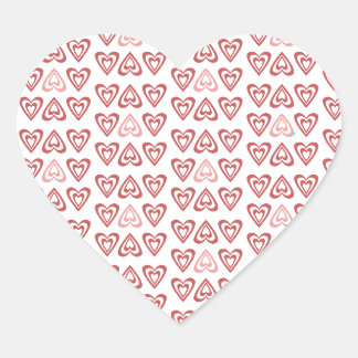 Cute Valentine Hearts – Love & Romance Design Herz-Aufkleber