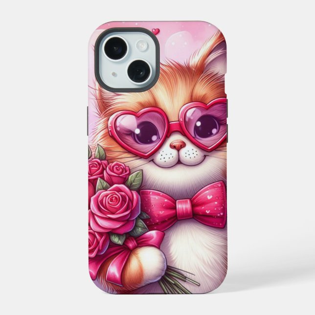 Cute Valentine's day cat/chaton (Verso)