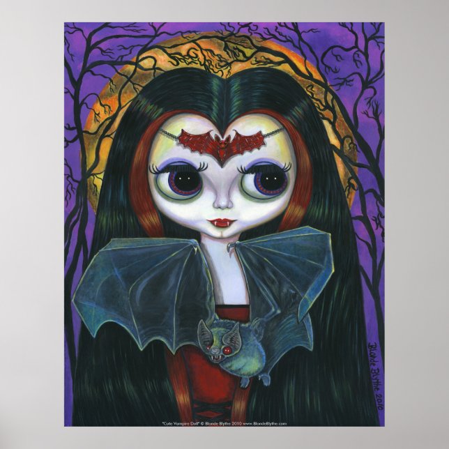 Cute Vampire Doll Poster (Devant)