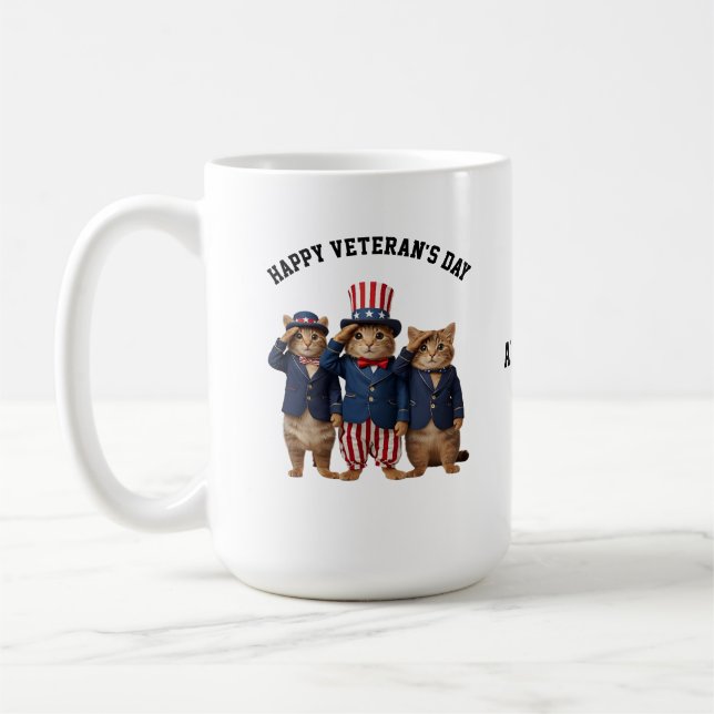 Cute Veteran's Day Mug Kaffeetasse (Links)