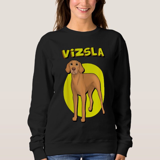 Cute Vizsla Sweatshirt (Vorderseite)