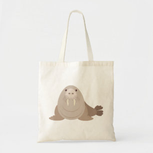 Cute walrus tragetasche