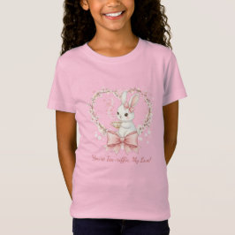 Cute Watercolor Bunny - Personalized Kids Apparel T-Shirt